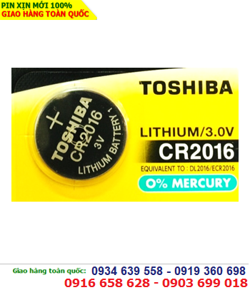 Pin 3v lithium Toshiba CR2016 chính hãng